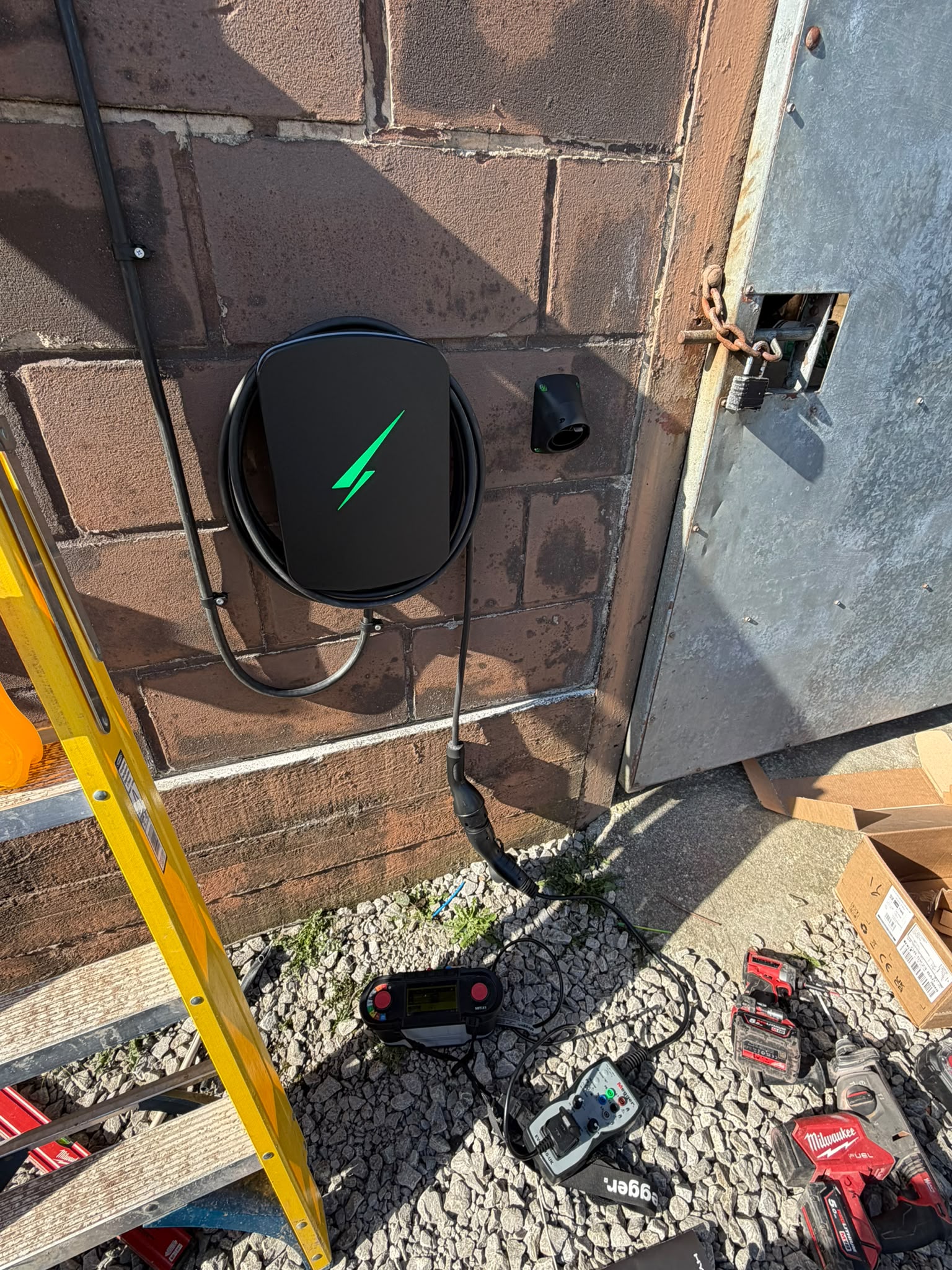 EV charger installation