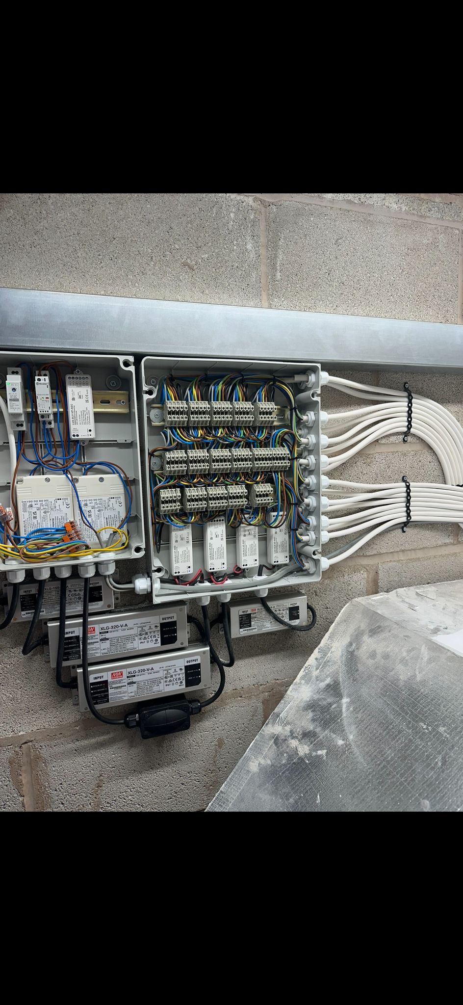 Commercial electrical installation